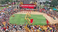 Sắc màu Lễ hội Bình Đà trong không gian kiến trúc “2 trong 1”