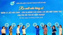 Phụ nữ Thủ đô ứng dụng công nghệ chuyển đổi số trong kinh tế tập thể