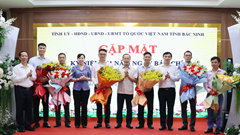 Bắc Ninh gặp mặt các nhà báo, phóng viên đồng hành cùng sự phát triển của tỉnh