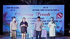 Lai Châu: Biểu diễn nghệ thuật tuyên truyền về phòng, chống tác hại của thuốc lá