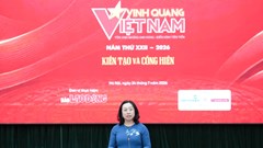Học viện Âm nhạc Quốc gia Việt Nam được vinh danh tại Chương trình Vinh quang Việt Nam 2026