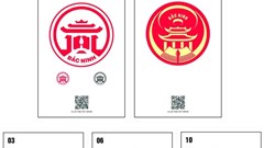 5 tác phẩm đạt giải Khuyến khích cuộc thi sáng tác biểu trưng (logo) tỉnh Bắc Ninh