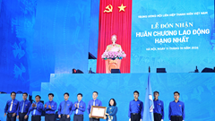 Hội Liên hiệp Thanh niên Việt Nam đón nhận Huân chương Lao động hạng Nhất