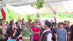 Đấu giá sâm Ngọc Linh ủng hộ kinh phí xóa nhà tạm