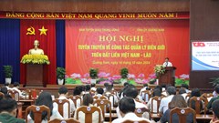 Tuyên truyền về công tác quản lý biên giới trên đất liền Việt Nam- Lào