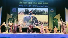 Liên hoan nghệ thuật quần chúng các xã xây dựng nông thôn mới năm 2024