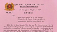 Bộ Công an gửi thư khen Công an Quảng Nam về thành tích triệt phá đường dây ma túy lớn