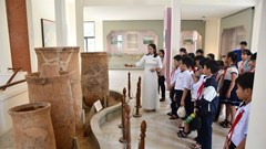 Tiếp thêm tình yêu di sản quê hương với hoạt động trải nghiệm tại Mỹ Sơn