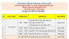  Đăng cai Giải vô địch trẻ và Giải vô địch quốc gia môn bóng chuyền bãi biển (2x2)