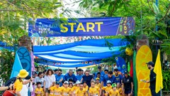 Gần 2000 người tham gia chạy bộ gây quỹ ủng hộ trẻ em khiếm thính