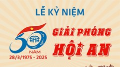 Nhiều hoạt động kỷ niệm 50 năm Ngày Giải phóng Hội An