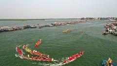 21 đội tham gia giải đua thuyền truyền thống cúp Kingtek năm 2025