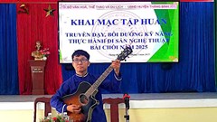 Bồi dưỡng kỹ năng thực hành di sản nghệ thuật Bài chòi 