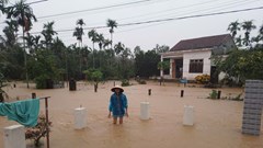 Mưa lớn kéo dài, một thôn ở Quảng Nam bị ngập sâu, cô lập