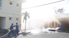 Vùng Cảnh sát biển 2 tập huấn nghiệp vụ phòng, chữa cháy năm 2025