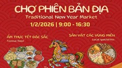 Đi chợ phiên bản địa Tân Thành, tìm vị Tết quê