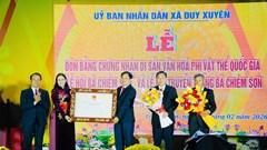 Rộn ràng khai hội Bà Chiêm Sơn đầu Xuân