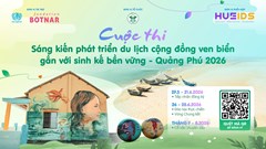 Phát động cuộc thi sáng kiến phát triển du lịch cộng đồng ven biển Quảng Phú