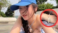 Xôn xao hình ảnh đi tắm nắng của Chu Thanh Huyền 