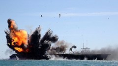 Ảnh 'tàu sân bay Mỹ chở tiêm kích cho Ukraine bốc cháy do bị Nga tấn công' lan truyền MXH: Sự thật đã rõ!