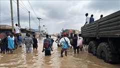 Ít nhất 77 người thiệt mạng do lũ lụt và tai nạn tàu thuyền ở CHDC Congo