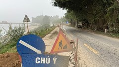 Hà Nội: Phân luồng giao thông phục vụ thi công xây dựng cầu Bài Văn