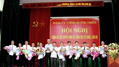 Xã Ứng Thiên (TP Hà Nội) kiện toàn tổ chức bộ máy, bổ nhiệm cán bộ chủ chốt