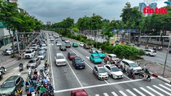 Hà Nội: Điều chỉnh phân làn các phương tiện trên đường Võ Chí Công từ ngày 9.7