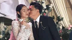 Hoa hậu Nông Thúy Hằng lên xe hoa