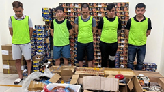 Triệt phá đường dây sản xuất, tiêu thụ gần 1 tấn pháo nổ liên tỉnh