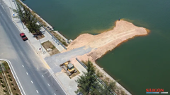 Vụ “xuất hiện tuyến đường tạm lấn sông“: Thi công khi chưa đủ điều kiện