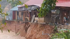 Bão số 3 làm 79 ngôi nhà bị tốc mái, hơn 100.000ha lúa ngập úng