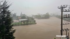 Nghệ An, Hà Tĩnh khẩn trương ứng phó lũ lớn trên sông Cả