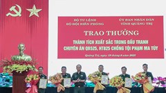 Khen thưởng Bội đội Biên phòng Quảng Trị sau chuyên án phá đường đường dây ma túy "khủng"
