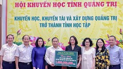 Chung tay hỗ trợ học sinh vùng khó khăn tỉnh Quảng Trị