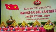 Khai mạc trọng thể Đại hội đại biểu Đảng bộ tỉnh Quảng Trị lần thứ I, nhiệm kỳ 2025–2030