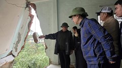 Xây kè chống sạt lở, sớm ổn định đời sống người dân xã Khe Sanh