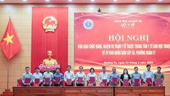 Bàn giao trạm y tế về cấp xã, phường quản lý