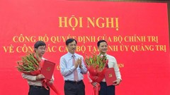Ông Vương Quốc Tuấn giữ chức Bí thư Tỉnh ủy Quảng Trị