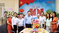 Các cơ quan, đơn vị thăm, chúc mừng Báo Văn Hóa nhân kỷ niệm 101 năm Ngày Báo chí Cách mạng Việt Nam