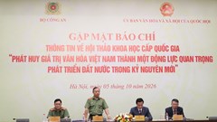 Phát huy giá trị văn hóa Việt Nam thành một động lực quan trọng phát triển đất nước trong kỷ nguyên mới