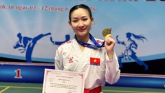 VĐV Mỹ Tâm - “bông hồng thép” của karate Việt Nam