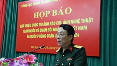 Phát động cuộc thi ảnh báo chí, nghệ thuật toàn quốc về Quân đội