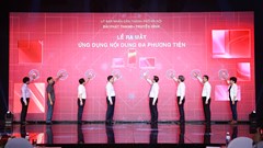 Ra mắt ứng dụng tổ hợp truyền thông đa phương tiện hiện đại của thủ đô