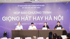 Hơn 400 thí sinh sẽ tranh tài tại cuộc thi “Giọng hát hay Hà Nội năm 2024”
