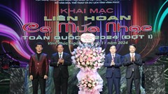 Khai mạc Liên hoan Ca múa nhạc toàn quốc năm 2024 đợt 1