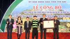Lễ hội Gầu Tào của người Mông Yên Bái đón Bằng chứng nhận Di sản văn hóa phi vật thể quốc gia