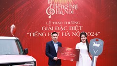 Mộc An nhận giải thưởng "khủng" của Cuộc thi Tiếng hát Hà Nội 