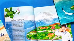 Bức tranh quần đảo Trường Sa dung dị mà thơ mộng, đầy màu sắc