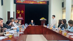 Thứ trưởng Bộ VHTTDL Phan Tâm làm việc với Nxb Văn hoá dân tộc